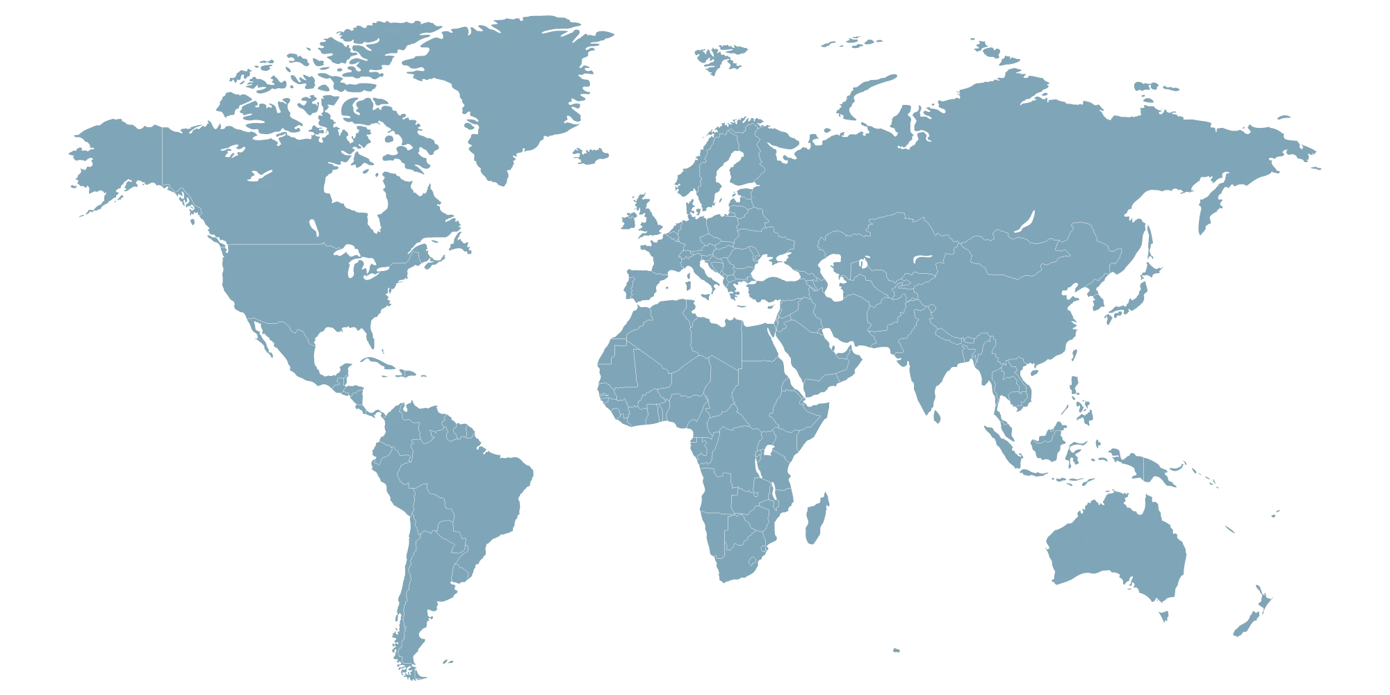 FarmaMondo world map of our locations